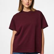 Pieces Skylar Oversized T-Shirt, Wine image