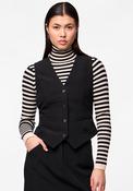 Pieces Bozzy Waistcoat, Black image