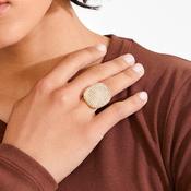 Pilgrim Ember Adjustable Ring, Gold image