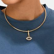 Pilgrim Evil Eye Pendant Charm, Gold