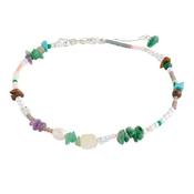 Pilgrim Force Ankle Bracelet, Silver Multi image