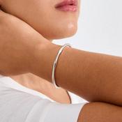 Pilgrim Haze Bangle, Silver
