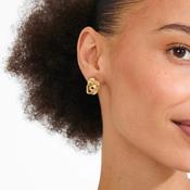 Pilgrim Inner Earrings, Gold image