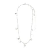Pilgrim Intent Pearl Necklace, Silver