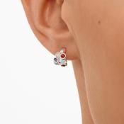 Pilgrim Lonnie Huggie Earrings, Silver image