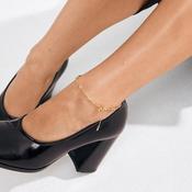 Pilgrim Nova Ankle Chain, Gold