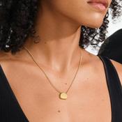 Pilgrim Presence Coin Necklace, Gold image