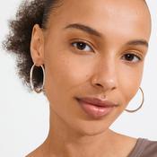 Pilgrim Presence Hoop Earrings, Silver image