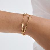 Pilgrim Prism Bracelet, Gold
