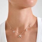 Pilgrim Prism Necklace, Silver