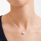 Pilgrim Revan Heart Necklace, Silver image