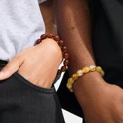 Pilgrim Still Beaded Bracelet, Earth Brown image