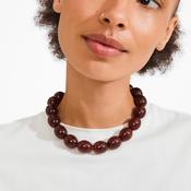 Pilgrim Still Beaded Necklace, Earth Brown