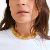 Pilgrim Still Beaded Necklace, Yellow image
