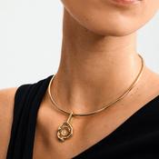 Pilgrim Swirl Pendant Charm, Gold