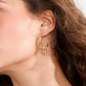 Pilgrim Tovin Hoop Earrings, Gold