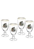 Portmeirion The Holly and The Ivy Set of 4 Goblet Glasses image