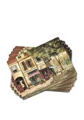 Portmeirion Pimpernel Parisian Scenes Placemat &amp; Coasters Set, 12 Piece image
