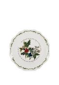 Portmeirion The Holly and The Ivy Scalloped Platter, Cream Multi image