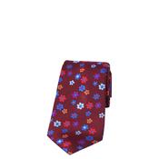 Posh and Dandy Flower Tie &amp; Pocket Square, Burgundy