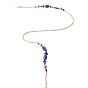 Powder Bold Blue Bead Sunglasses Chain, Blue