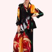 Powder Midnight Posy Luxury Printed Co-Ord, Multi