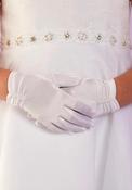 Peridot Agnes Communion Glove, White image
