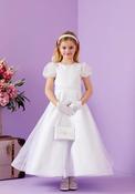 Peridot Iva Communion Dress, White image