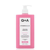 Q+A Vitamin A.C.E Cleansing Shower Oil, 250ml image