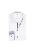 R2 Amsterdam 2 Ply Cotton Shirt, White image