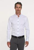 R2 Amsterdam 2 PLY Organic Cotton Shirt, White