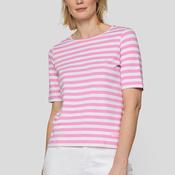 Rabe Striped Cotton T-Shirt, Pink image