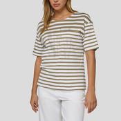 Rabe Rhinestone Graphic Striped T-Shirt, Green