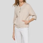 Rabe Jersey Cropped Sleeve Jacket, Beige image