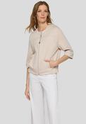 Rabe Jersey Cropped Sleeve Jacket, Beige image