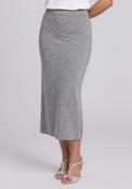 Rabe A-Line Midi Skirt, Grey image