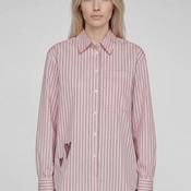 Rabe Pinstripe Button Up Shirt, Pink Multi image