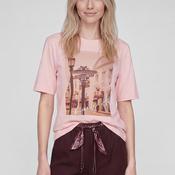 Rabe Beverly Hills Graphic Print T-Shirt, Pink image