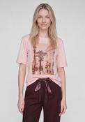 Rabe Beverly Hills Graphic Print T-Shirt, Pink image