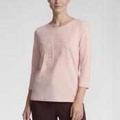 Rabe Rhinestone Detail Cotton Top, Pink