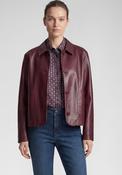 Rabe Faux Leather Jacket, Wine image
