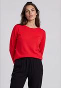 Rabe Basic Round Neckline Knitted Jumper, Red image