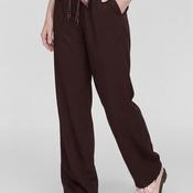 Rabe Wide Leg with Belt Detail Trousers, Brown image