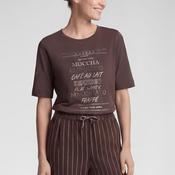 Rabe Graphic Print Cotton T-Shirt, Brown