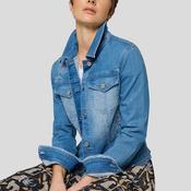 Rabe Floral Embroidered Denim Jacket, Blue image
