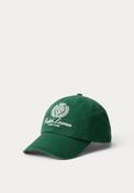 Ralph Lauren Crest Embroidered Twill Cap, Forest Green image