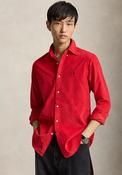 Ralph Lauren Custom Fit Fine Corduroy Shirt, Red image