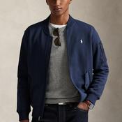 Ralph Lauren Double-Knit Bomber Jacket, Navy image
