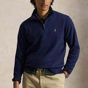Ralph Lauren Estate Rib Quarter Zip Sweatshirt, Cruise Navy image