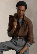 Ralph Lauren Garment-Dyed Oxford Shirt, Nutmeg Brown image